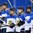 GANGNEUNG, SOUTH KOREA - FEBRUARY 17: Team Finland raises their sticks before taking on Team Sweden during quarterfinal round action at the PyeongChang 2018 Olympic Winter Games. (Photo by Matt Zambonin/HHOF-IIHF Images)

